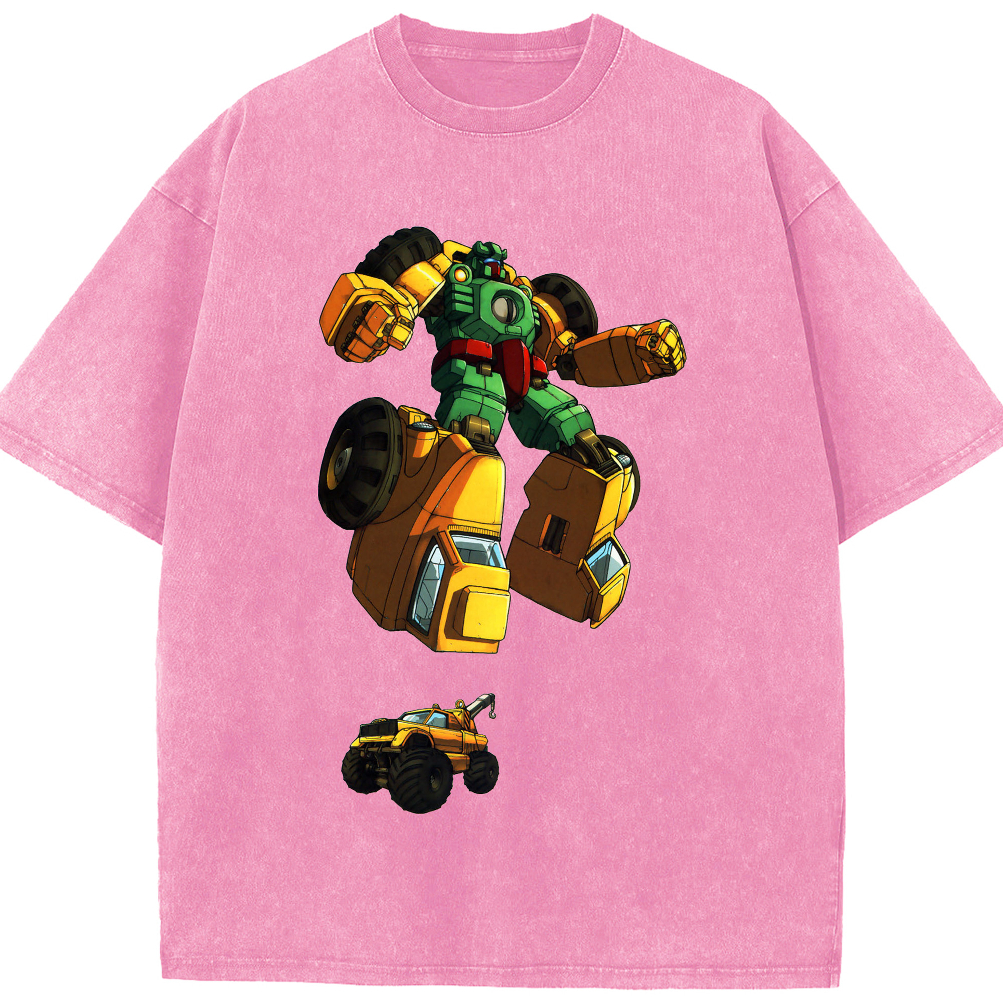 （画像用）  綿100% ヴィンテージ風 半袖Tシャツ（フロントプリント）